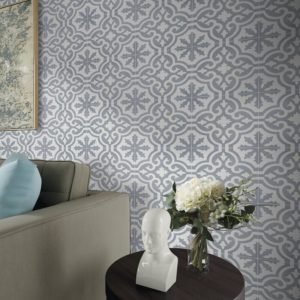 Tangier Gray & White 20X20 CM/ SQM