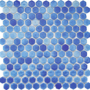 Glass mosaic Hexagon Large 501 SQM