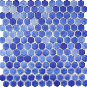Glass mosaic Hexagon Large 591 SQM