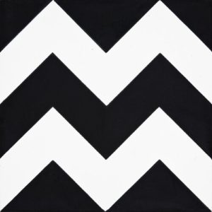 Zig-Zag Black & white