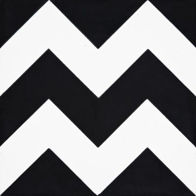 Zig-Zag Black & white