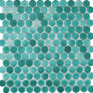 Glass mosaic Hexagon small 507 SQM