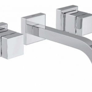 Art, CUBO 1878.C86 Wall Mounted Wash Basin Mixer without drain Chrome
