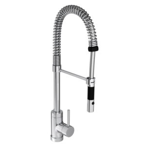 Art, 2281.C Pull Down  Deck Mounted Single Handle Kitchen Mixer With Shower
