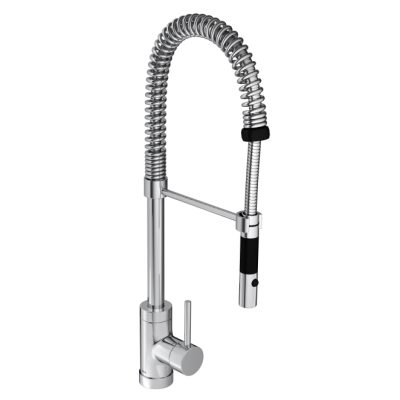 Art, 2281.C Pull Down  Deck Mounted Single Handle Kitchen Mixer With Shower