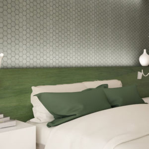 TOG Glass Mosaic Sixties Khaki MATT Hexagon