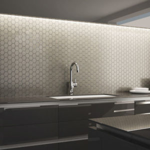 TOG Glass Mosaic Sixties Taupe MATT Hexagon
