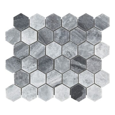 Hexagon Gray Marble mix