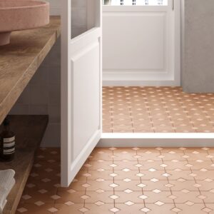 Souk X-Crossed  Terracotta Look Porcelain Floor & Wall Tile.