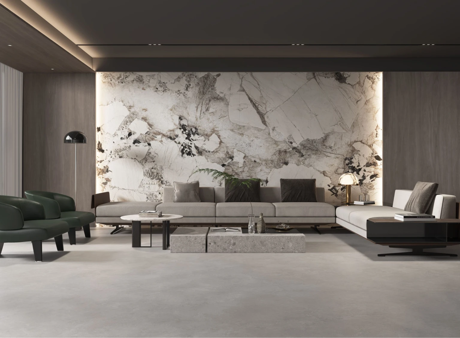 Contemporary tiles and ceramic wall design for living room or bathroom