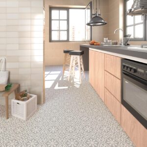 SVENSKA JUVEL Decorative Tile White Porcelain Matt 20×20 cm 10 mm