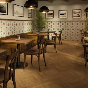 ONIX Agader 34 model is a hexagonal glass mosaic pattern