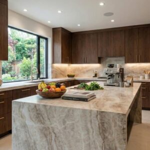 Taj Mahal Supreme Quartzite Slab  2CM Size Slabs 290x196CM AED 2,290